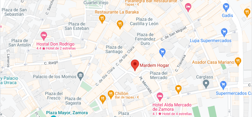 Mardem Zamora mapa ubicación